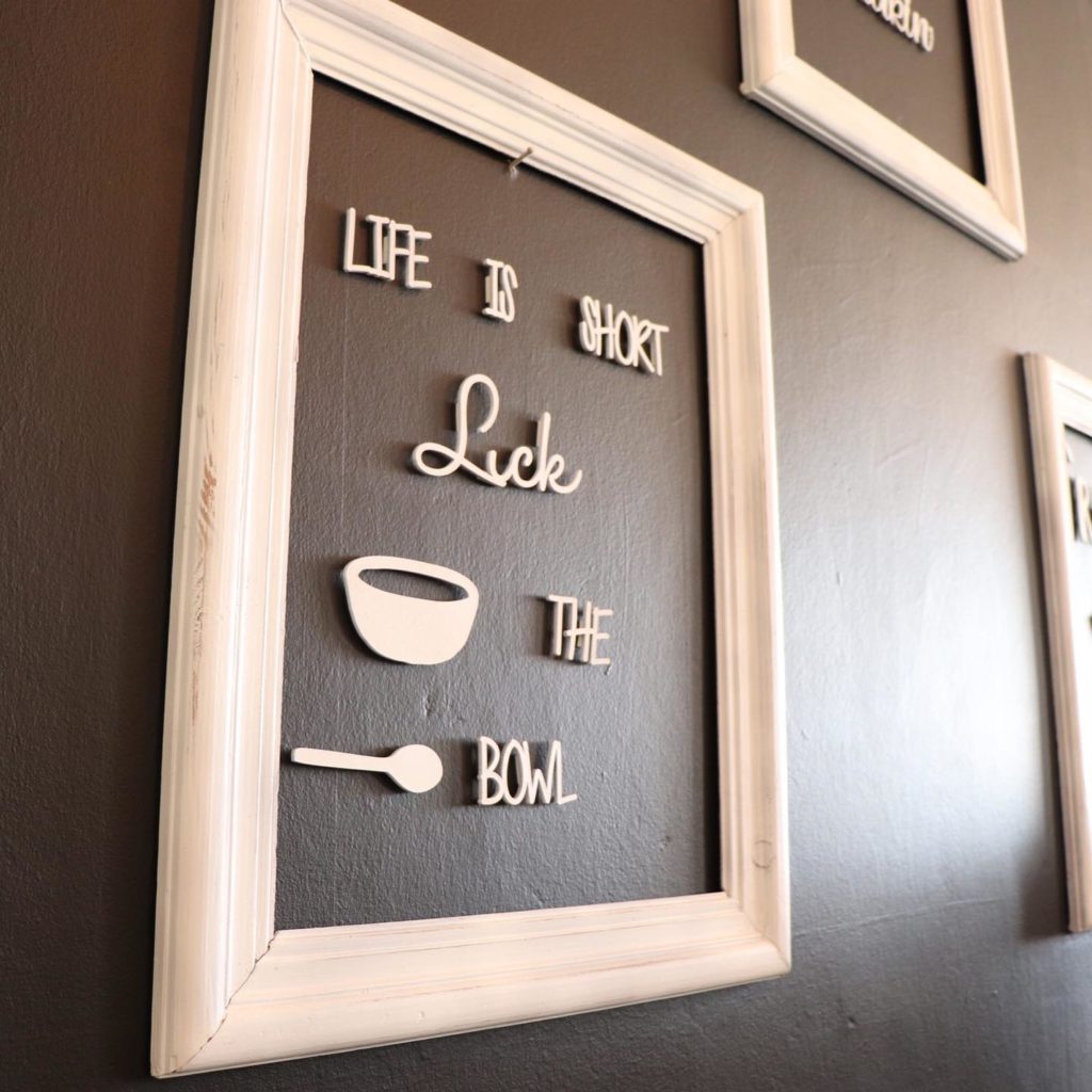 Coffee shop wall decor